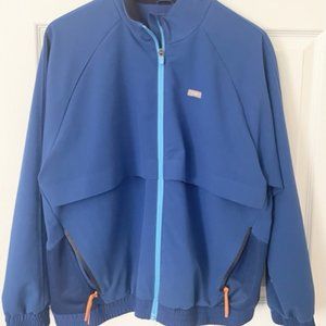 Figs Sydney Scrub Jacket - Winning Blue - Large